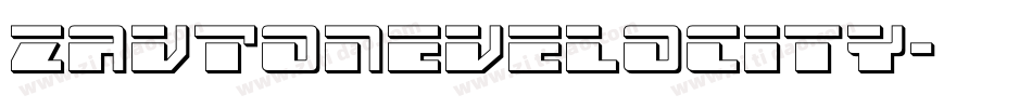 ZavToneVelocity字体转换