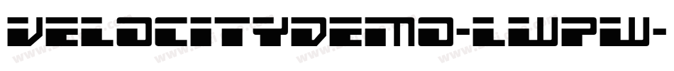 VelocityDemo-lwPw字体转换