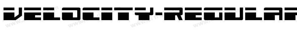 Velocity-Regular字体转换