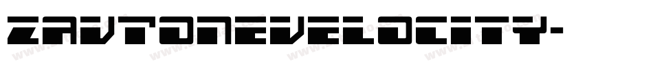 ZavToneVelocity字体转换