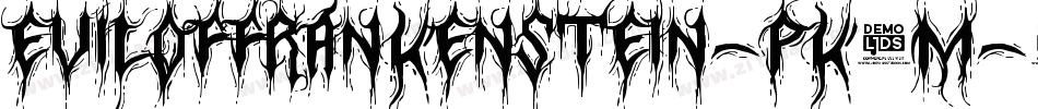 EvilOfFrankenstein-PK7m字体转换