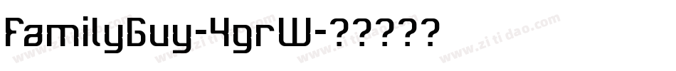 FamilyGuy-4grW字体转换
