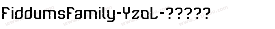 FiddumsFamily-YzoL字体转换