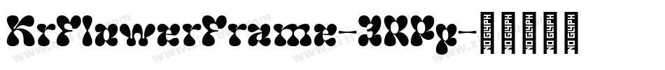 KrFlowerFrame-3RPp字体转换