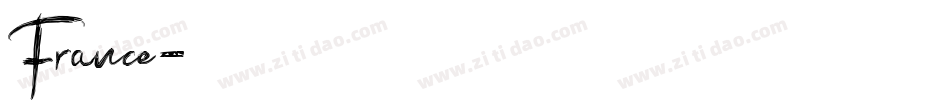 France字体转换