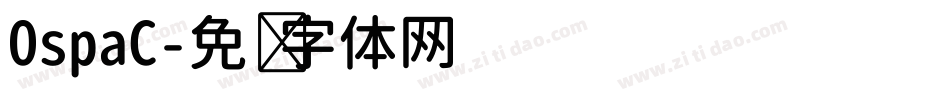 OspaC字体转换