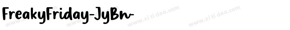 FreakyFriday-JyBn字体转换