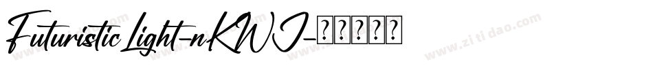 FuturisticLight-nKWJ字体转换