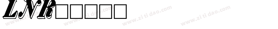 LoveNoteRendered字体转换
