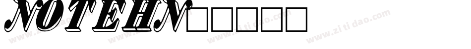 NOTEHN字体转换