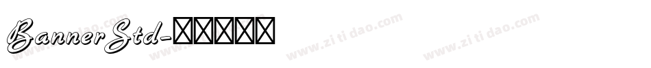 BannerStd字体转换