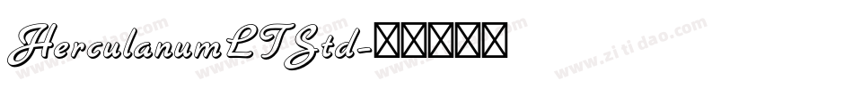 HerculanumLTStd字体转换
