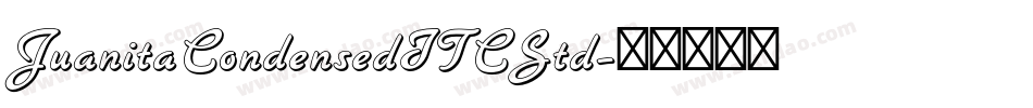 JuanitaCondensedITCStd字体转换