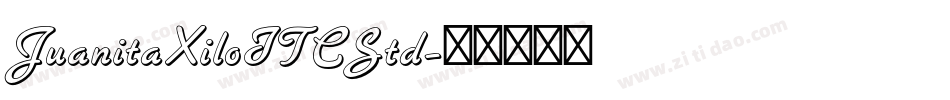 JuanitaXiloITCStd字体转换