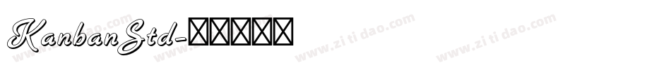 KanbanStd字体转换