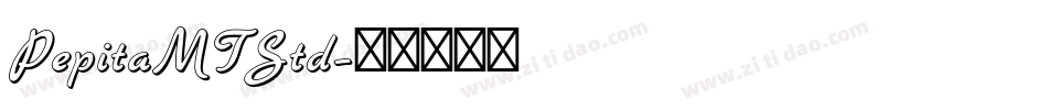 PepitaMTStd字体转换