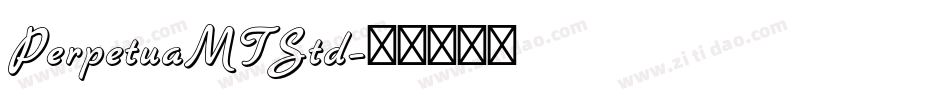 PerpetuaMTStd字体转换