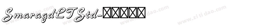 SmaragdLTStd字体转换
