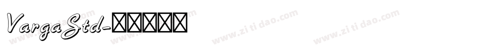 VargaStd字体转换
