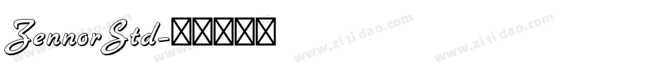 ZennorStd字体转换