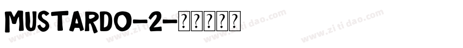 mustardo-2字体转换