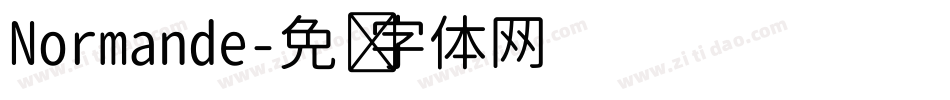 Normande字体转换