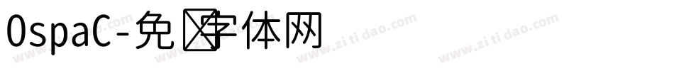 OspaC字体转换