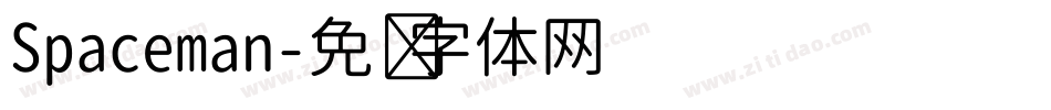 Spaceman字体转换