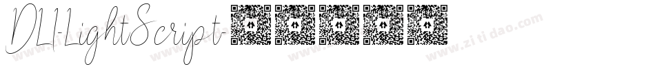 DLI-LightScript字体转换