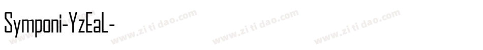 Symponi-YzEaL字体转换 Symponi-YzEaL字体转换