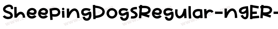 SheepingDogsRegular-n9ER字体转换