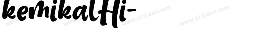 kemikalHi字体转换