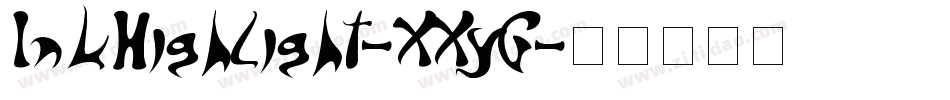 InkHighlight-XXyG字体转换