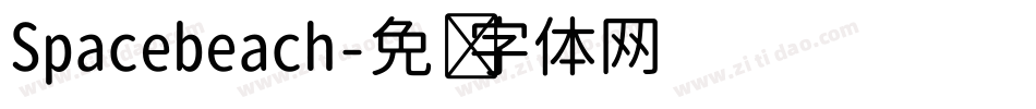 Spacebeach字体转换