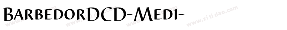 BarbedorDCD-Medi字体转换