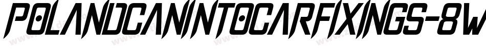 PolandCanIntoCarFixings-8wED字体转换
