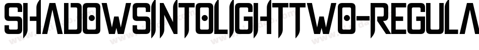 ShadowsIntoLightTwo-Regular字体转换