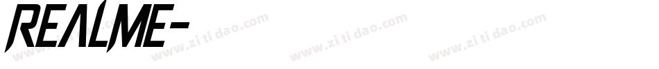 Realme字体转换