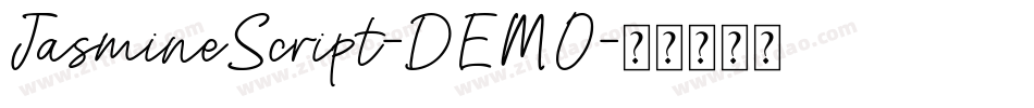 JasmineScript-DEMO字体转换