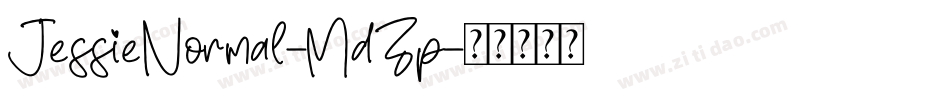 JessieNormal-MdZp字体转换