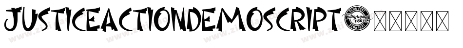 JusticeActionDemoScript字体转换