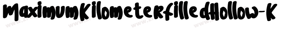MaximumKilometerFilledHollow-KjZo字体转换