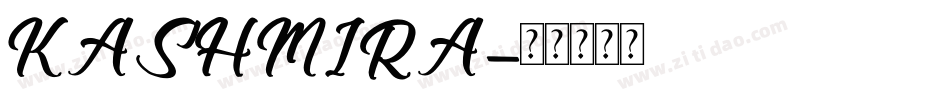 KASHMIRA字体转换