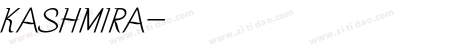 KASHMIRA字体转换