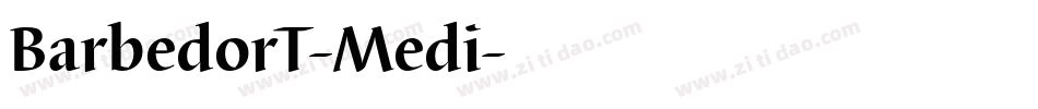 BarbedorT-Medi字体转换
