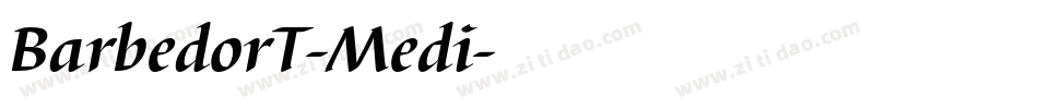 BarbedorT-Medi字体转换
