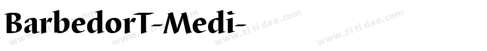 BarbedorT-Medi字体转换