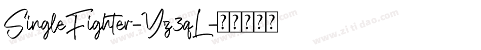 SingleFighter-Yz3qL字体转换