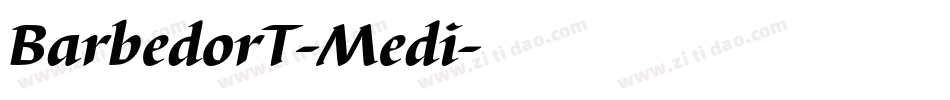BarbedorT-Medi字体转换