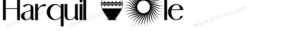 Harquil-21le字体转换
